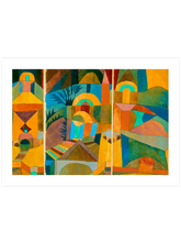 Klee Temple Gardens - Art Print